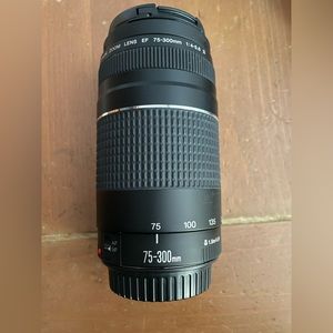 Canon EF 75-300mm f/1.4-5.6 lll telephoto zoom lens